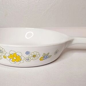 Vintage Corning Ware Daisy Sunflower 6\frac{1}{2}" Skillet P-83-B Menuette...